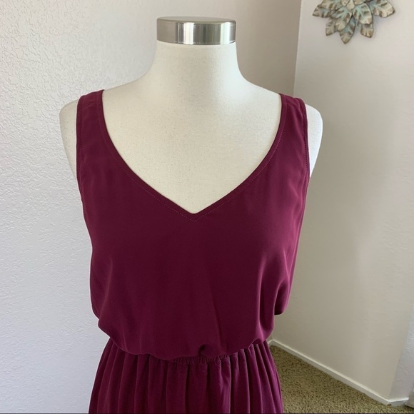 Show Me Your MuMu NWT Kendall Maxi Dress In Merlot - Picture 8 of 14